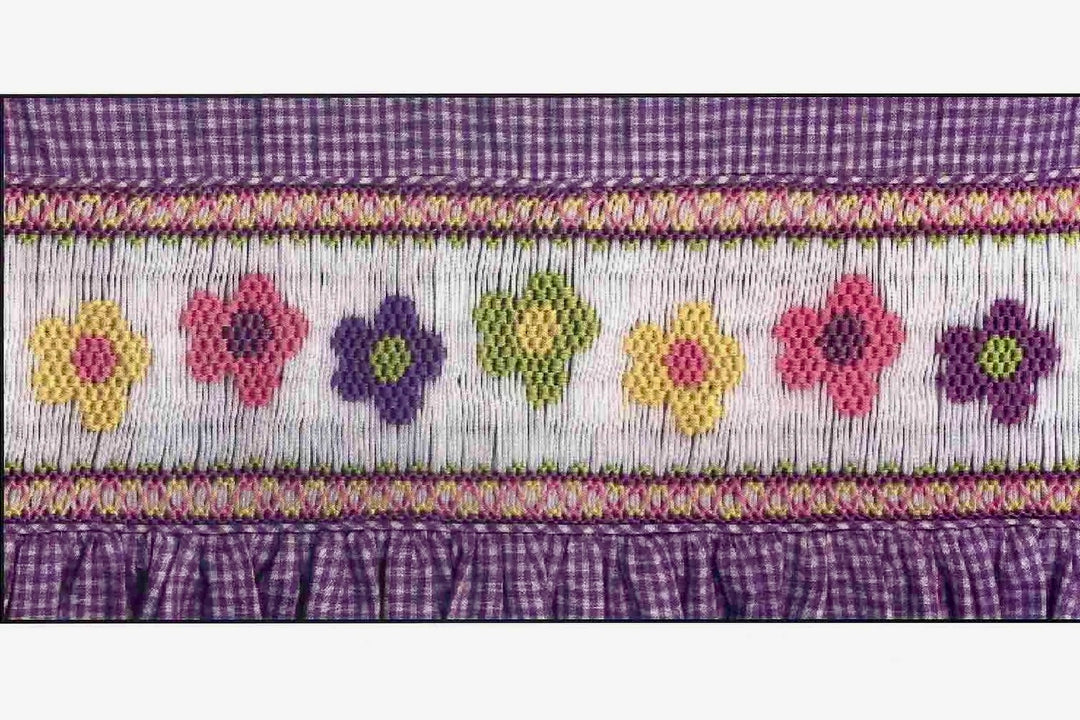 Popping Up Posies #137 Smocking Plate