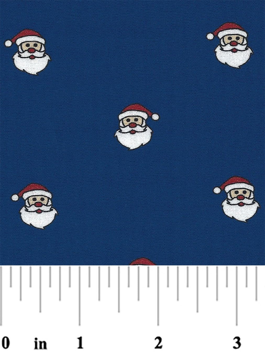Santa faces on a dark blue background.