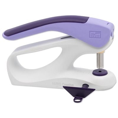 White and purple tool with 'Prym' branding on a white background