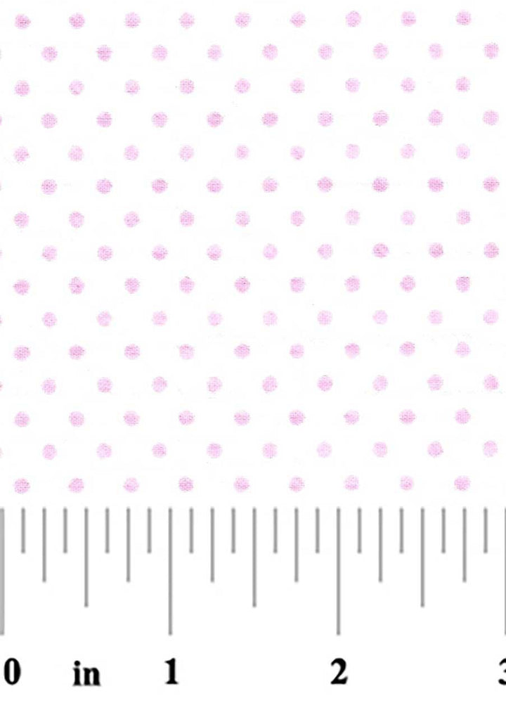 Pink Polka Dot Seersucker Fabric - #135