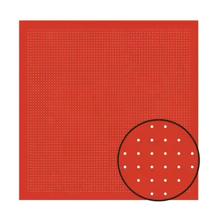 Sashiko Sampler - 5mm Dotted Grid - Red - SC-H4521