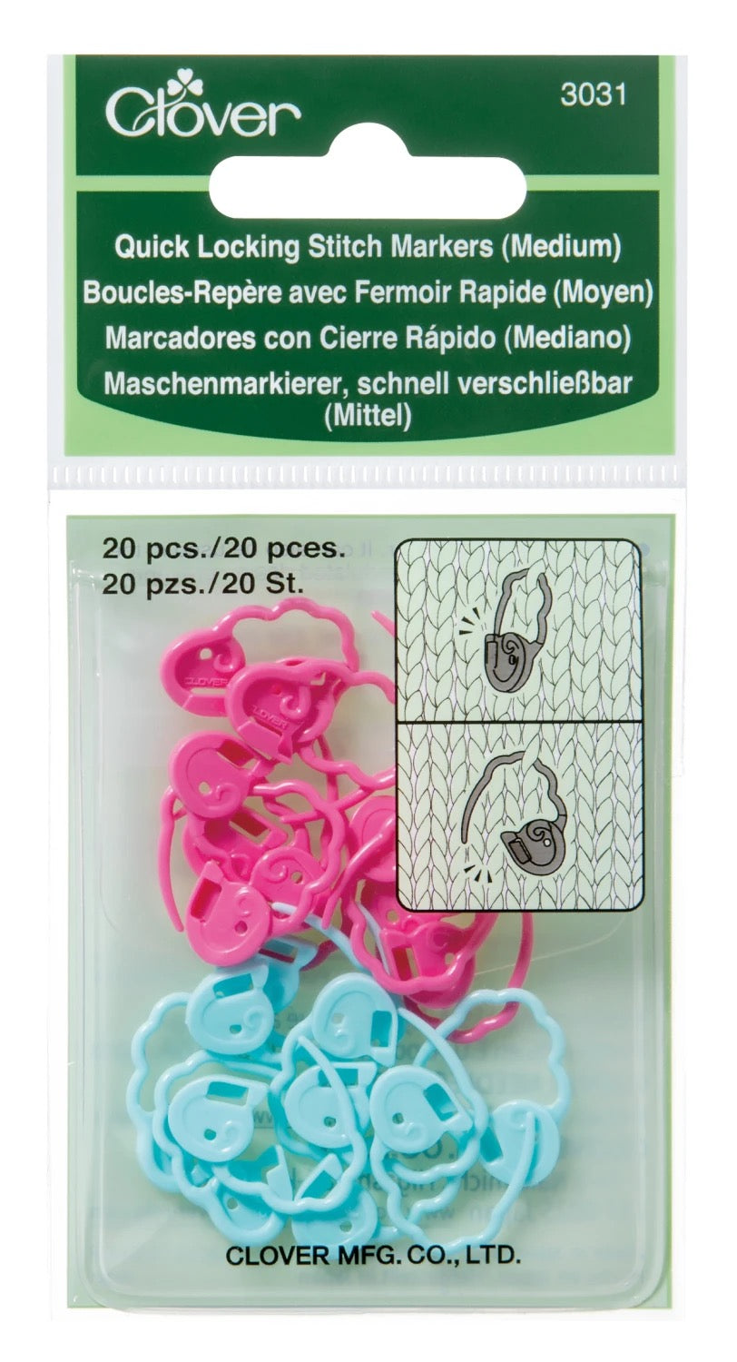 Quick Locking Stitch Markers (Med) - CLO03031