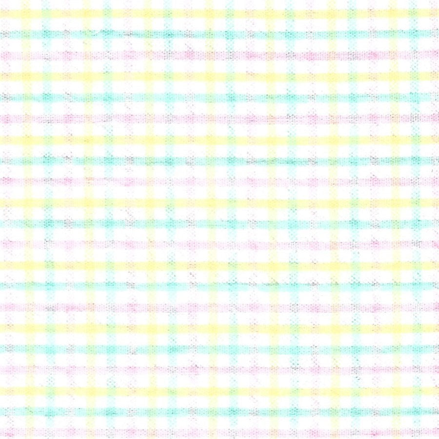 pink, aqua, and yellow  check seersucker fabric 