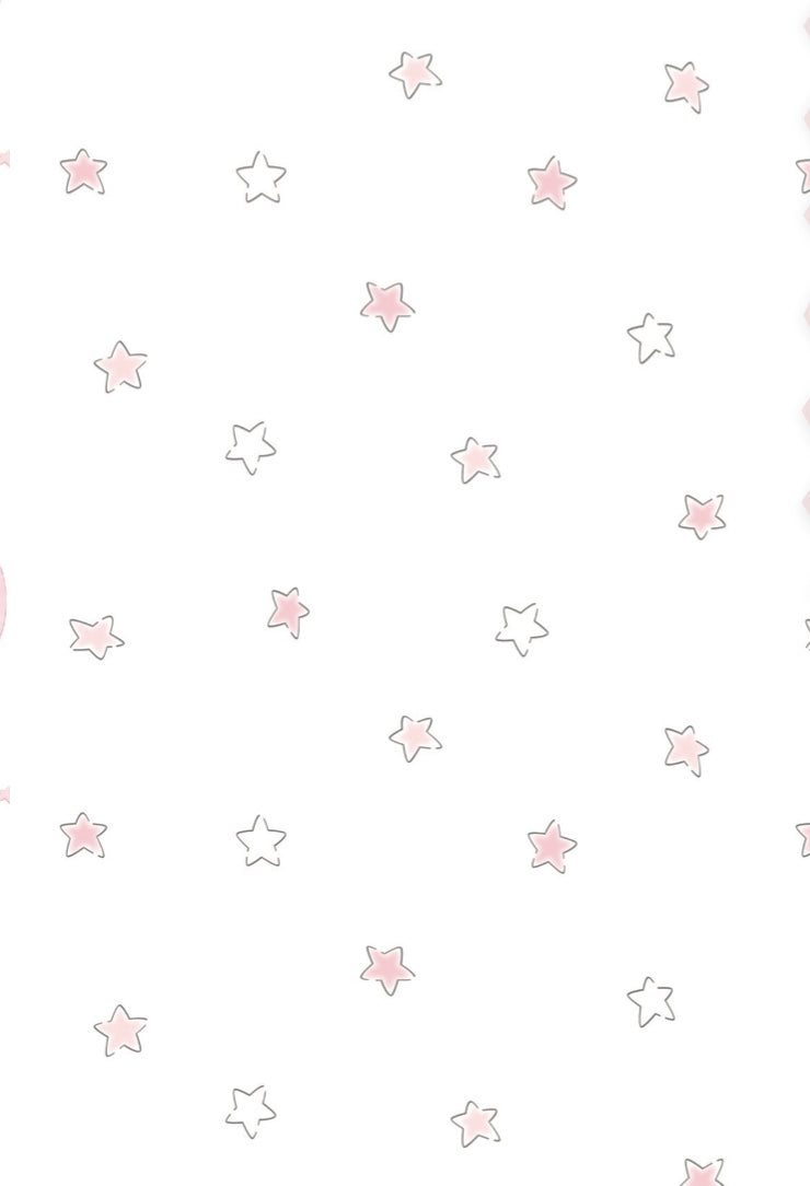 Pattern of small stars on a light pink background