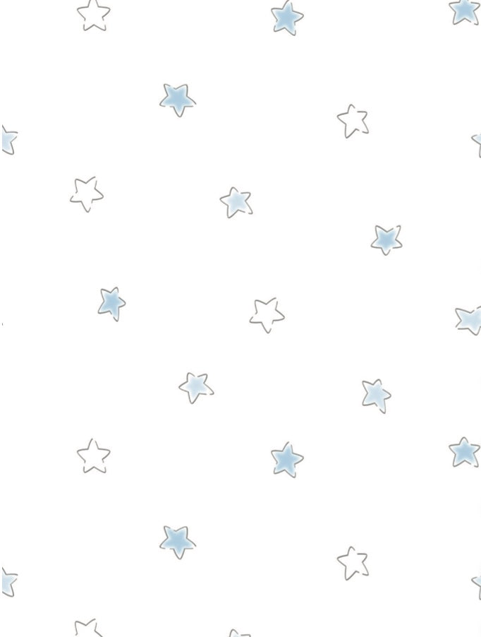 Pattern of small stars on a white background