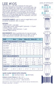 Lee 6mo-3 Pattern