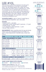 Lee 4-8yrs Pattern