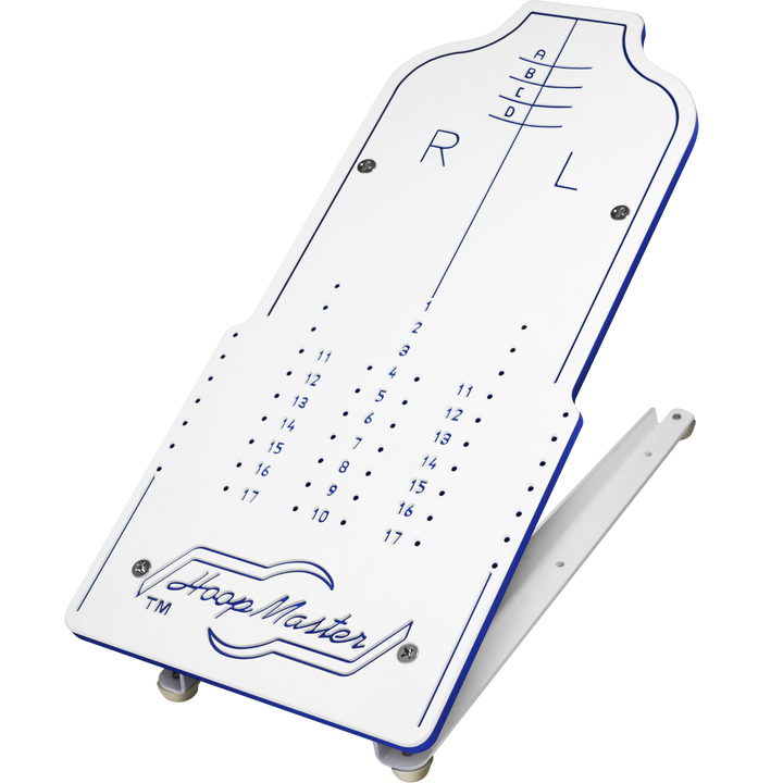 Hoop Master plastic board on a white background