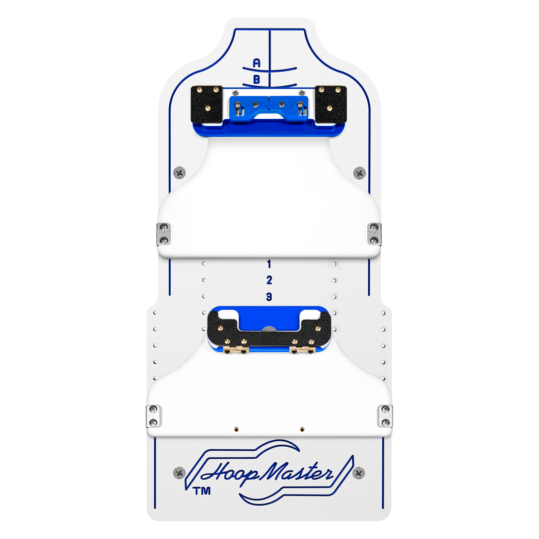 Mighty Hoop white plastic board on a white background