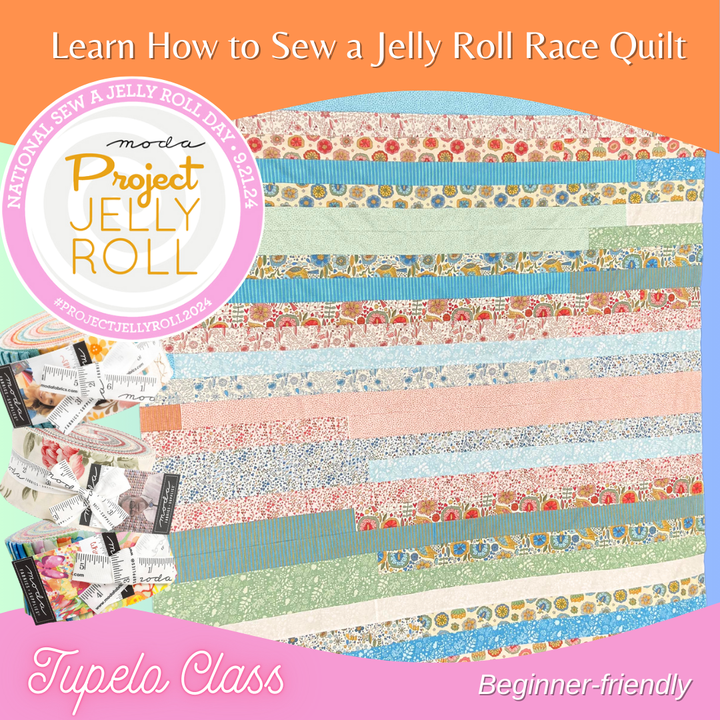 Jelly Roll Race Quilt-September 21-Tupelo