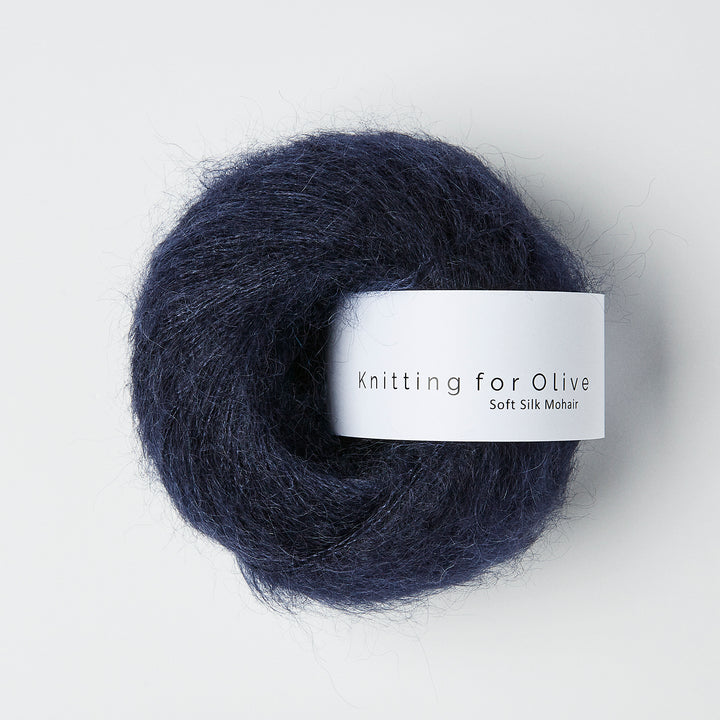 Soft Silk Mohair - Navy