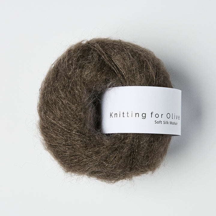 Soft Silk Mohair - Dark Moose