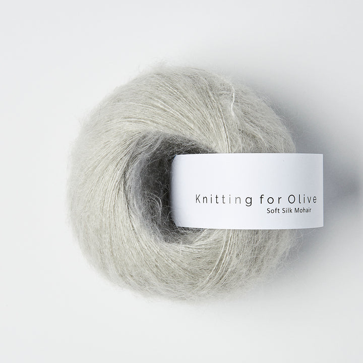 Soft Silk Mohair - Pearl Gray