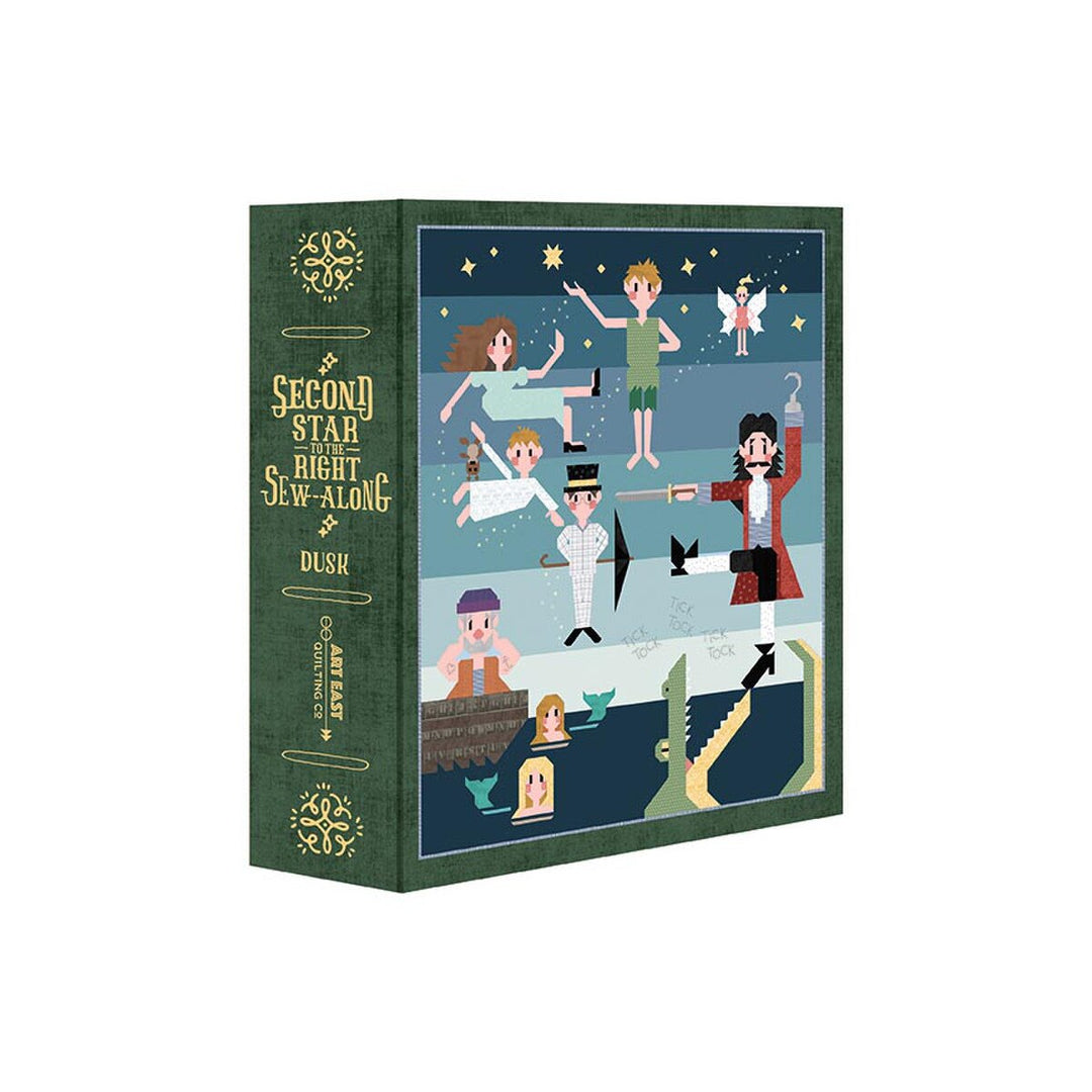 Illustrated book cover with characters on a white background