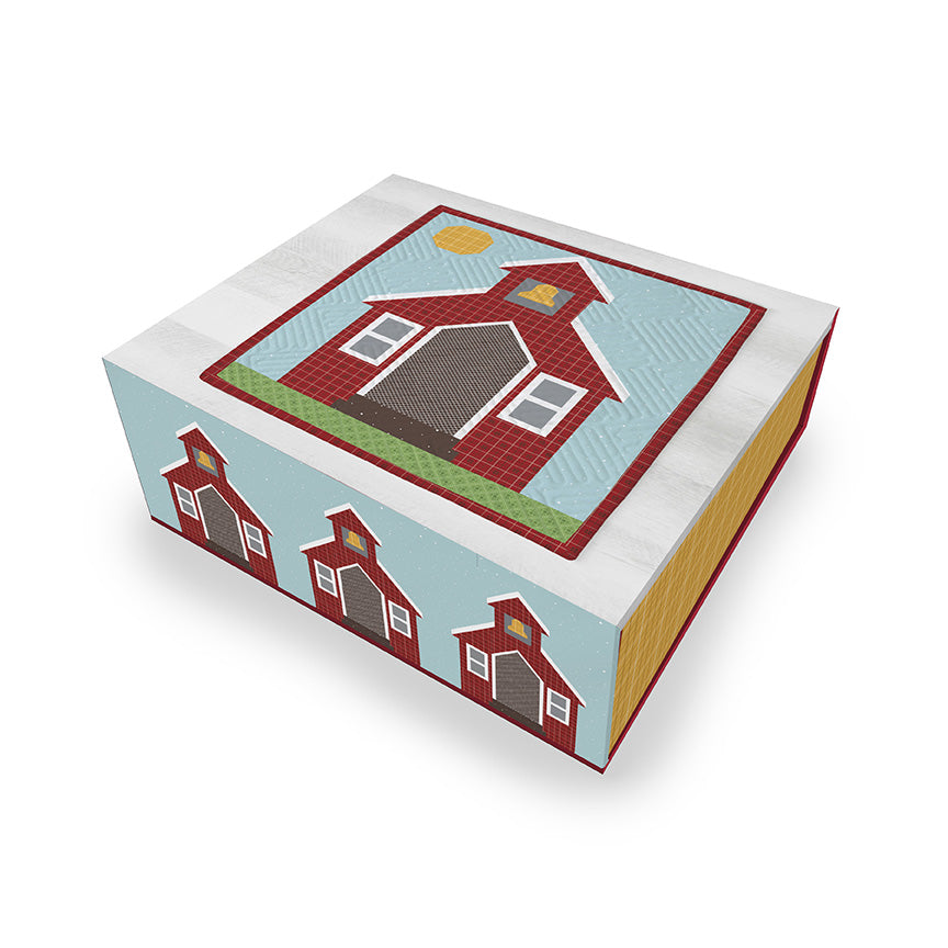 In Session Tabletop Banner Boxed Kit with a red school house on the cover