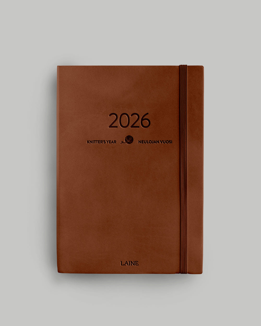 Brown Leather Weekly 2026 Planner 