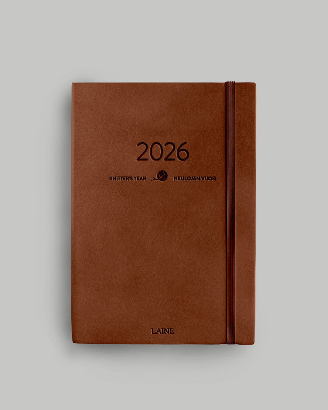 Brown Leather Weekly 2026 Planner 
