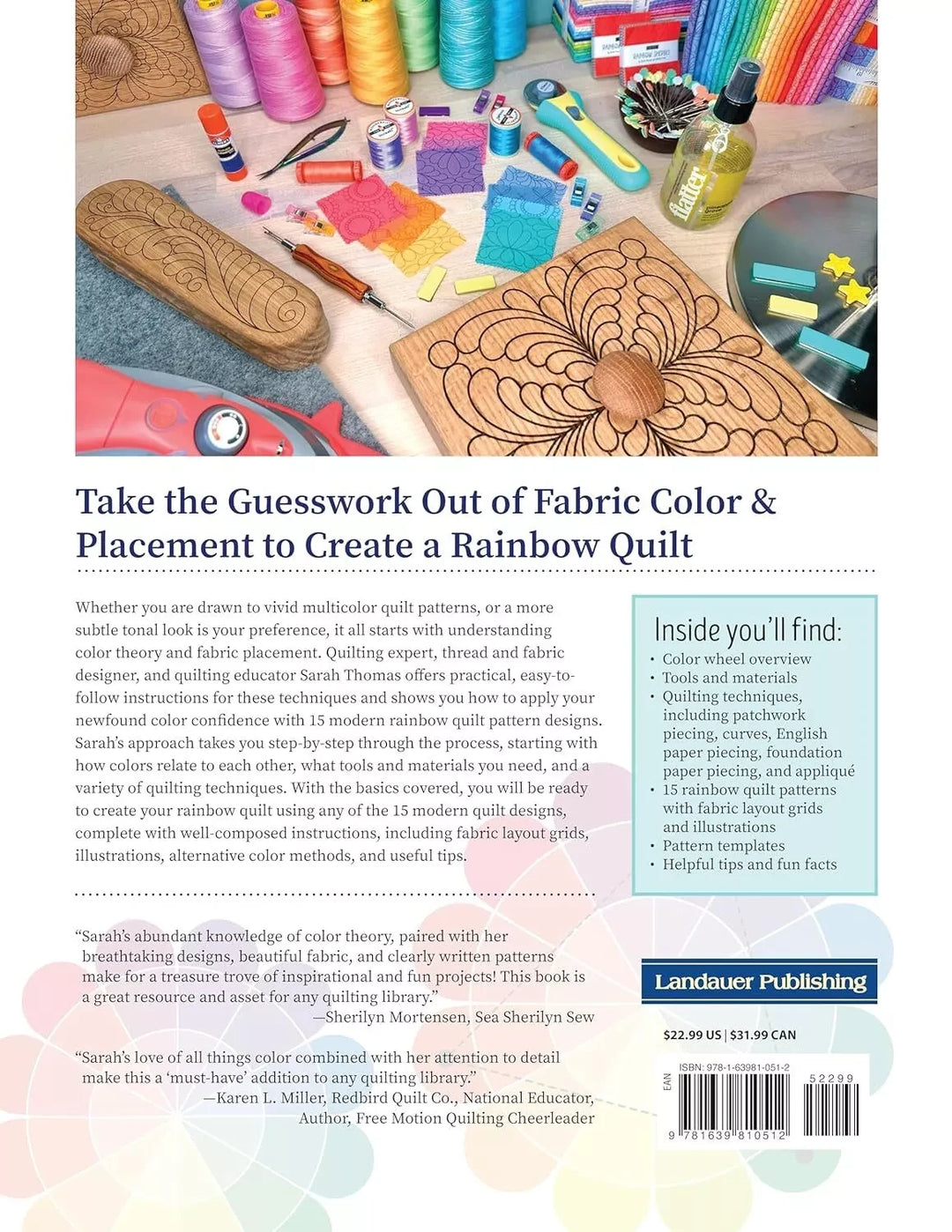 Rainbow Quilt Color Method - L0512R