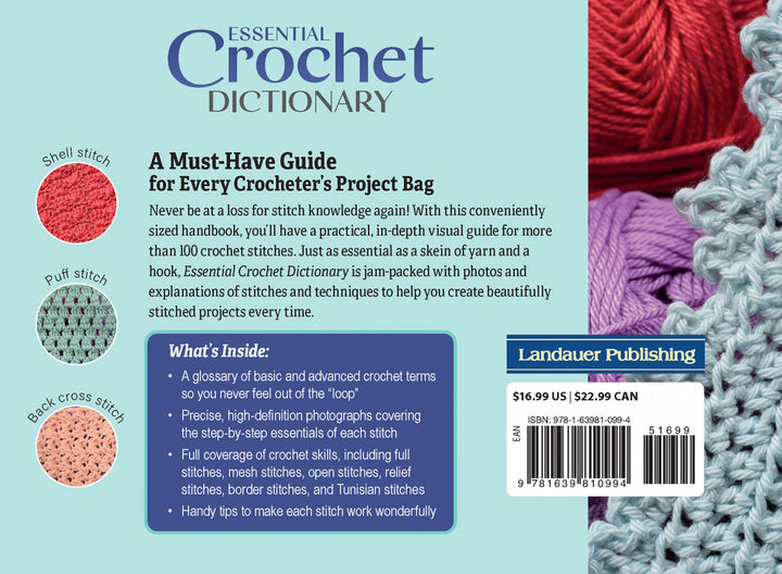 Essential Crochet Dictionary - L0994C