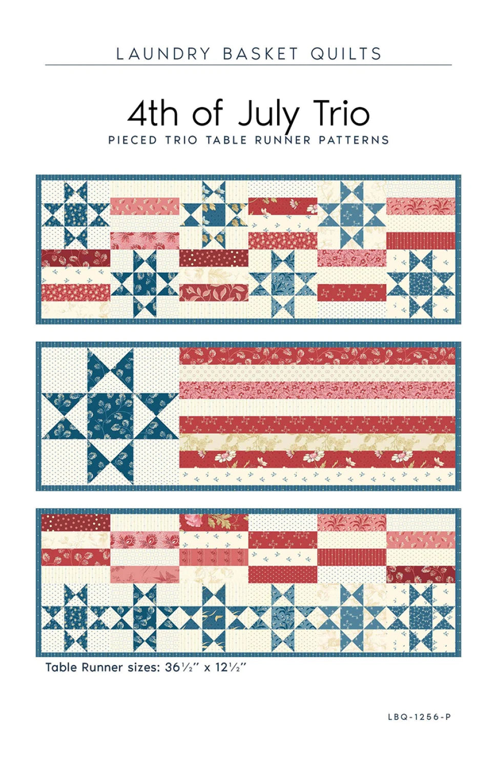 4th of July Trio Pattern - LBQ-1256-P