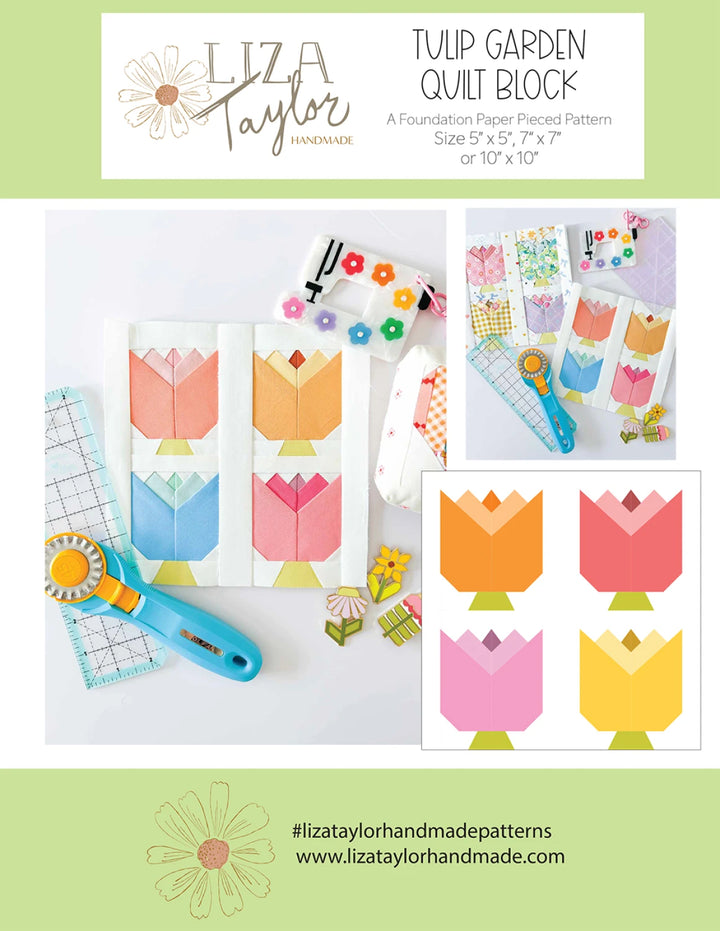 Tulip Foundation Paper Piecing Pattern - LTP-94077