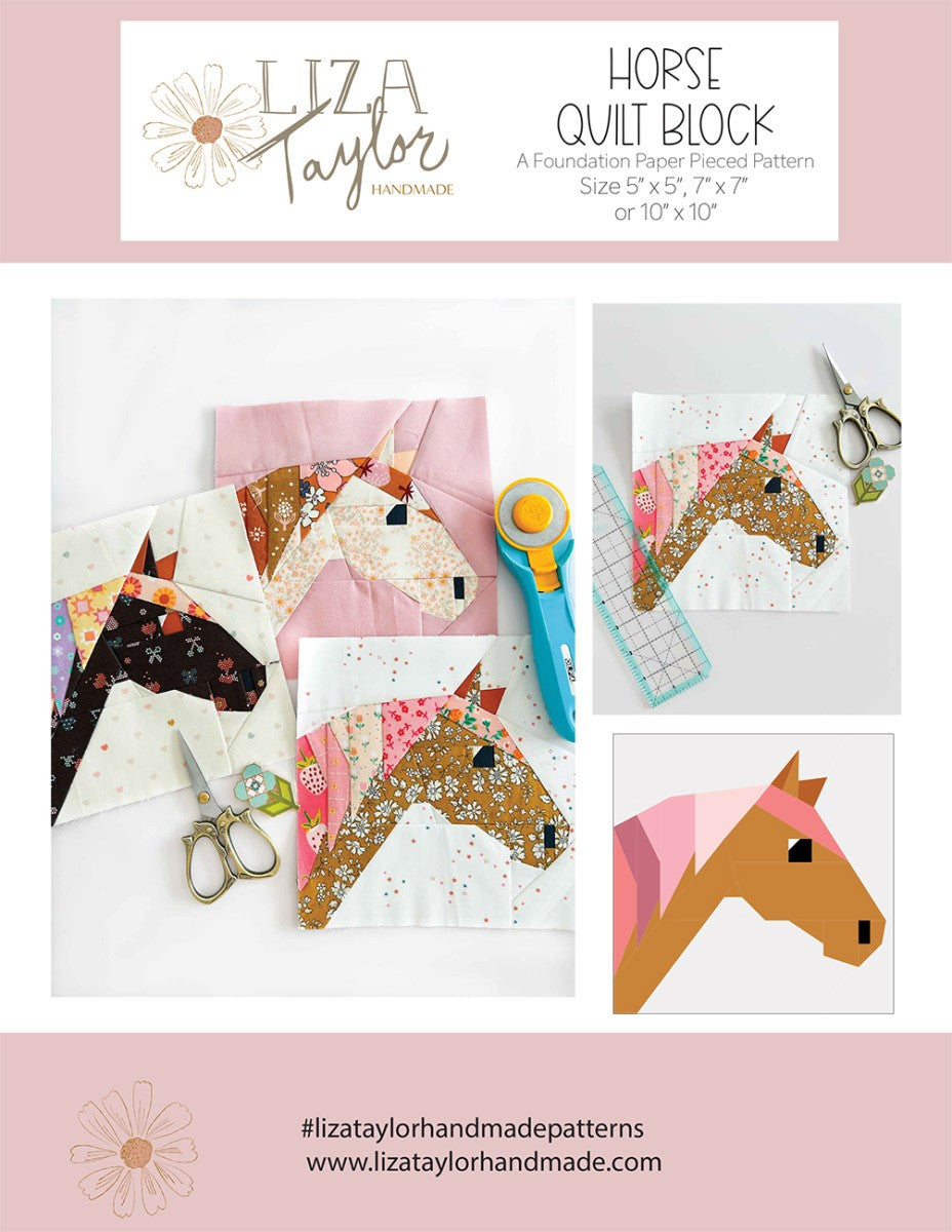 Horse FPP Pattern by Liza Taylor Handmade