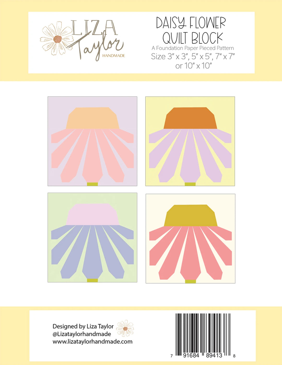 Daisy Foundation Paper Piecing Pattern - LTP-94138