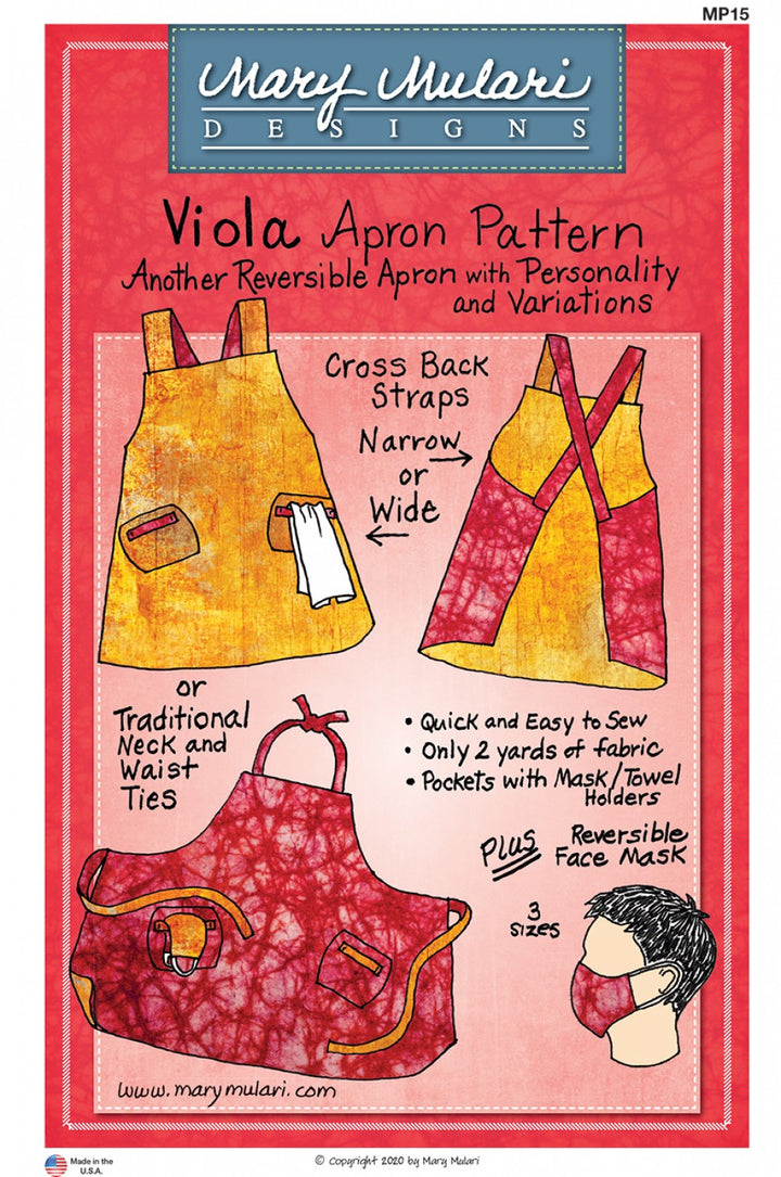 Viola Apron Pattern - MP15