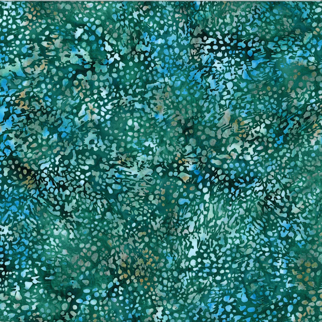 Abstract pattern of blue and green colors