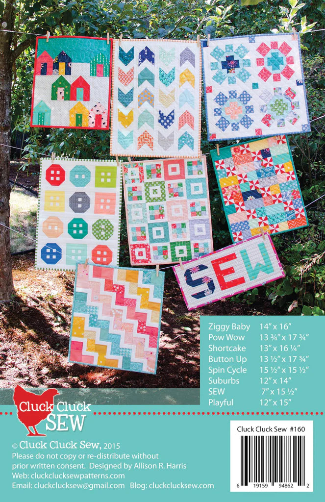 Cluck Cluck Sew Mini Quilts Pattern - CCS160