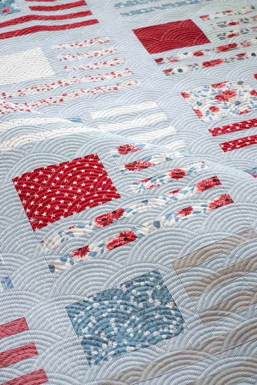 Miss Americana Quilt Kit featuring Old Glory by Lella Boutique