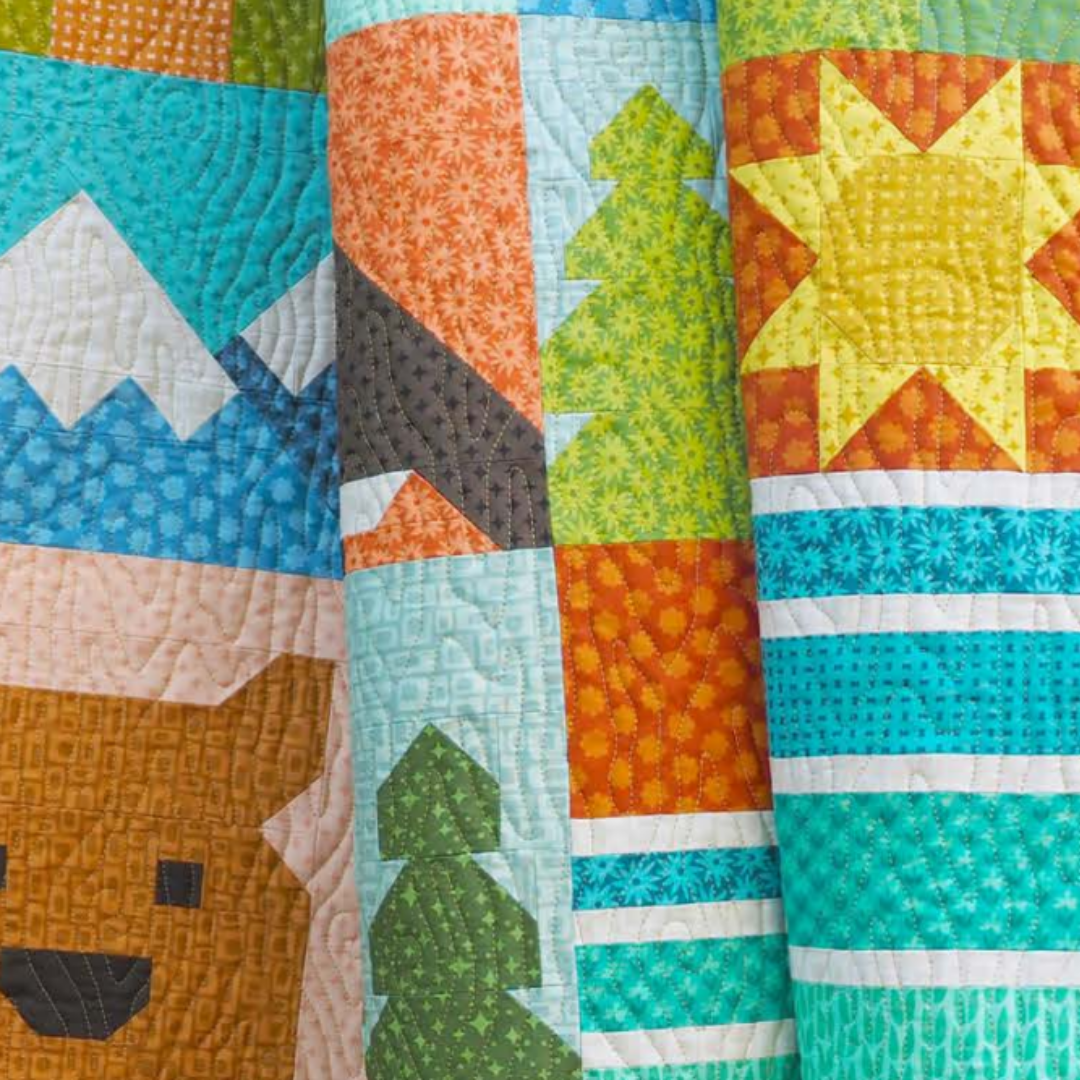 quilt showing an outdoor scene