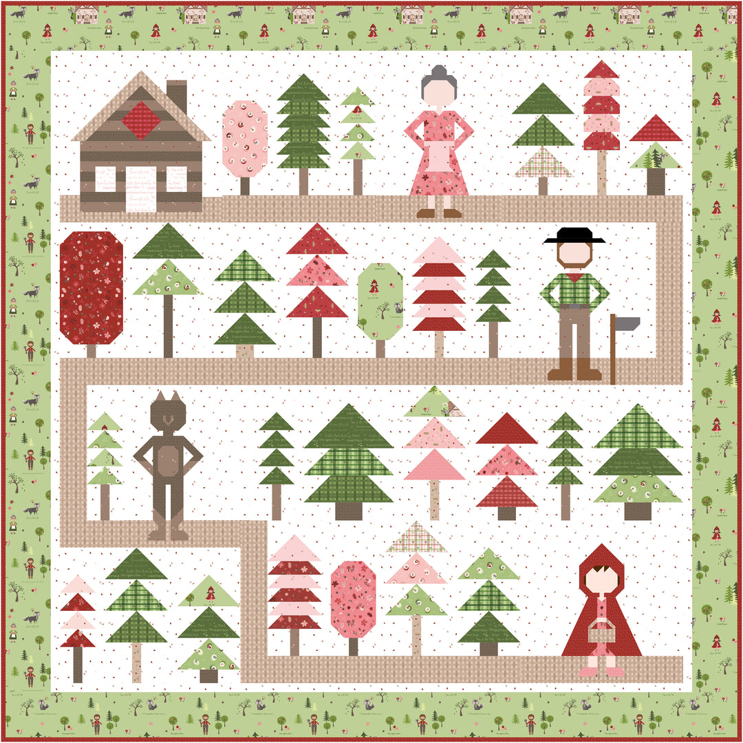 Through The Woods Quilt Kit by Jennifer Long - Riley Blake