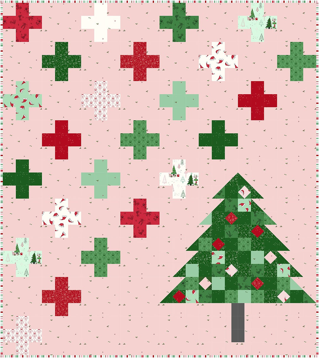 Swiss Christmas Quilt Pattern - P156-SWISSCHRISTMAS