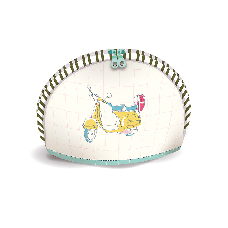 Cottage Pouch Panel with Zippers- P17060-PANEL