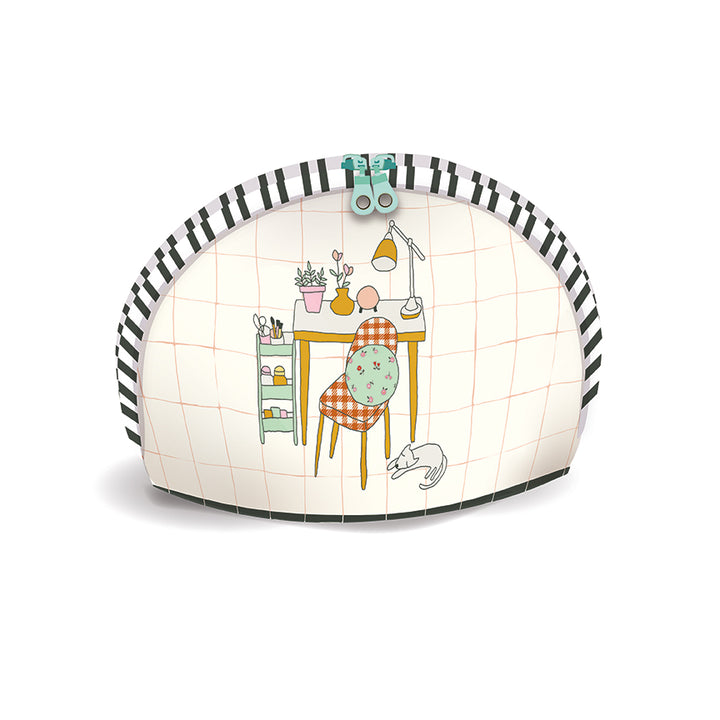 Memories Pouch Panel with Zippers- P17061-PANEL