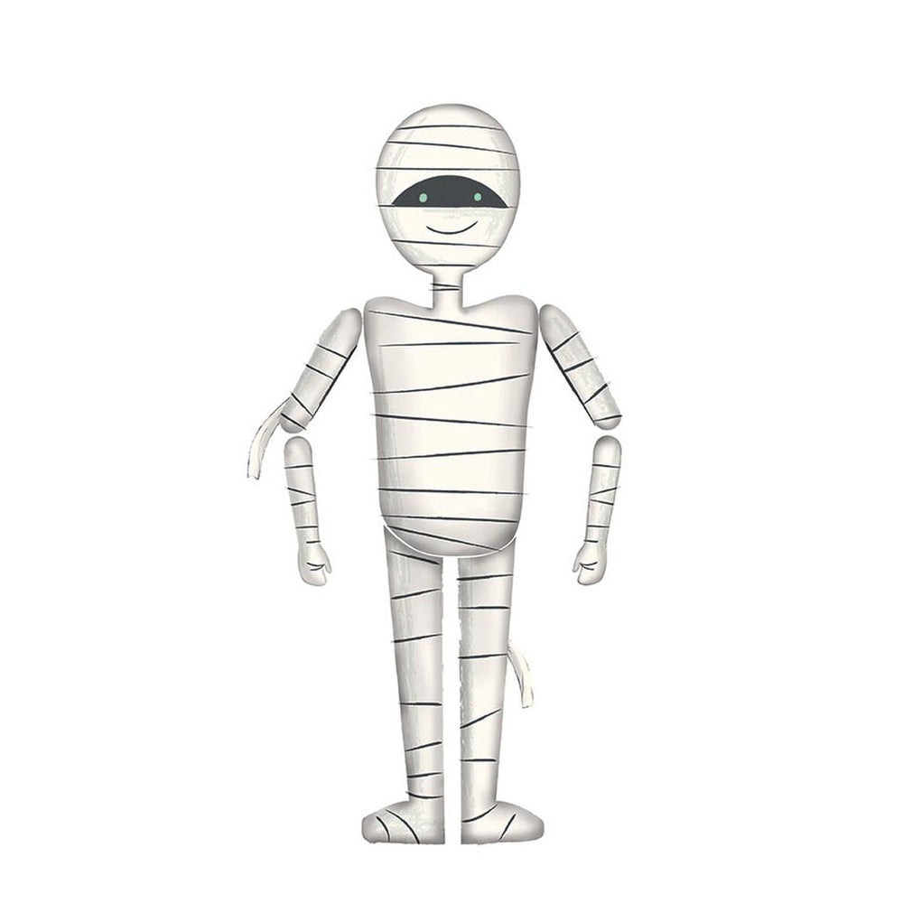 Mummy figure on a white background