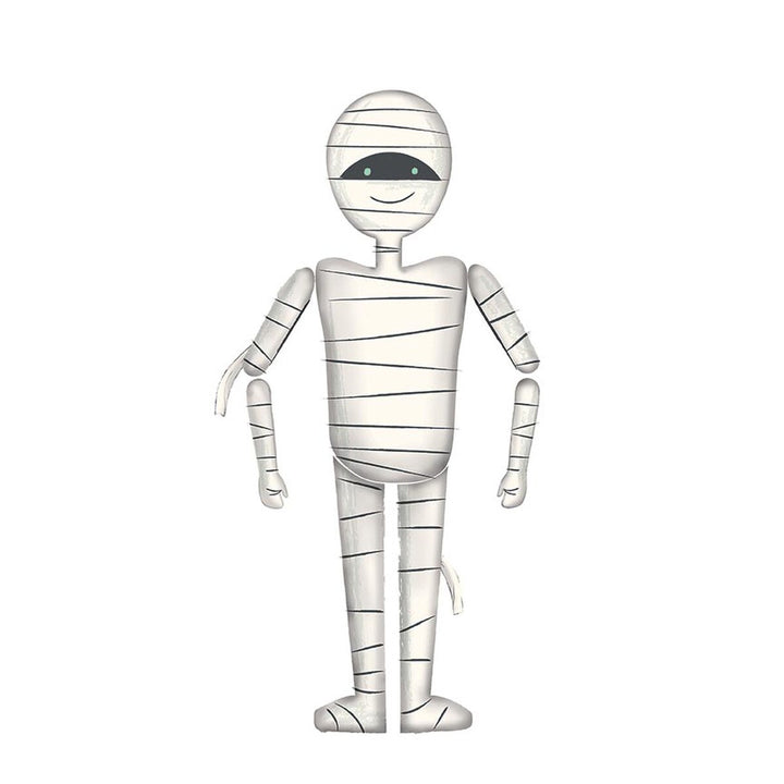 Mummy figure on a white background