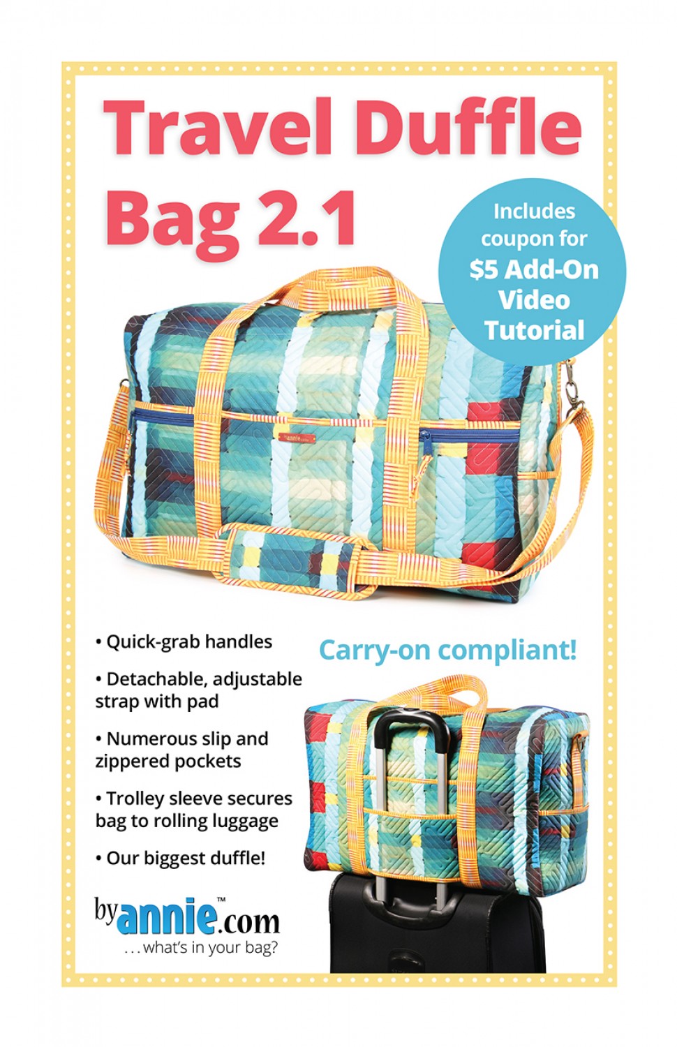 Travel Duffle Bag 2.1 - PBA203-21 - ByAnnie