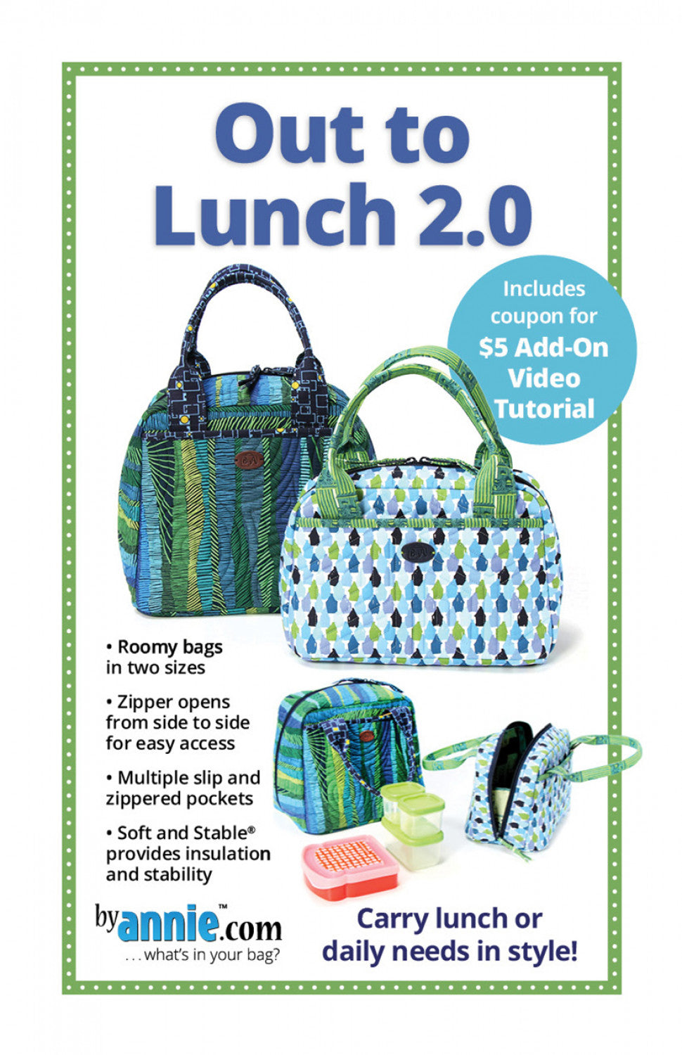ByAnnie.com and Patterns By Annie - Switchback is our fun-to-sew satchel  pattern! The straps can switch from a backpack-style wear to a crossbody or  over-the-shoulder. Have fun choosing fabrics for the cool
