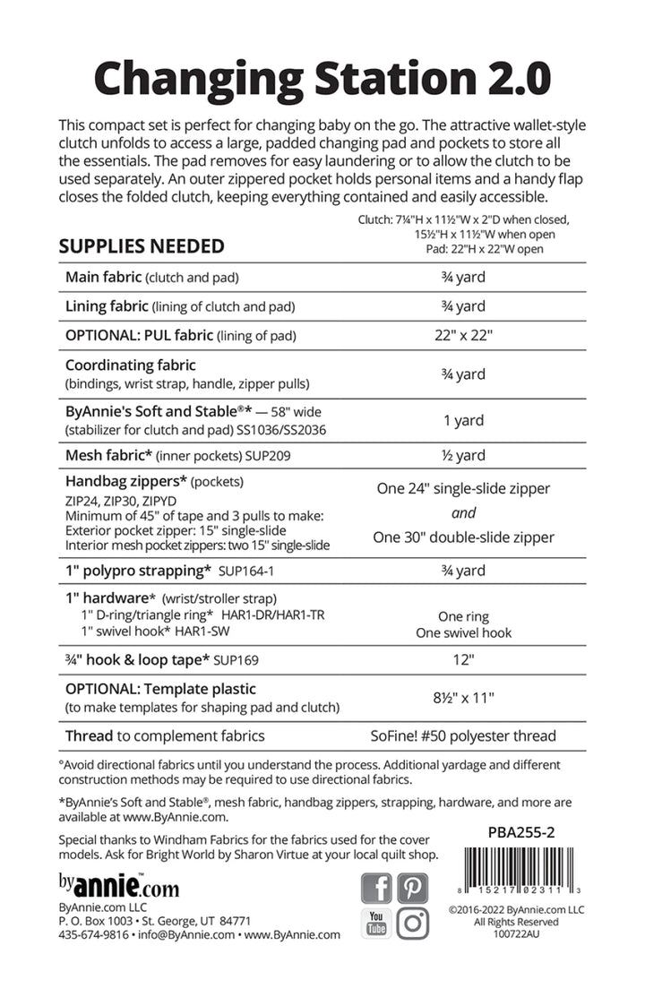 The requirements for the Changing Station 2.0