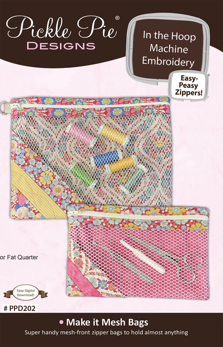 Make it Mesh In the Hoop Machine Embroidery Designs - PPD202