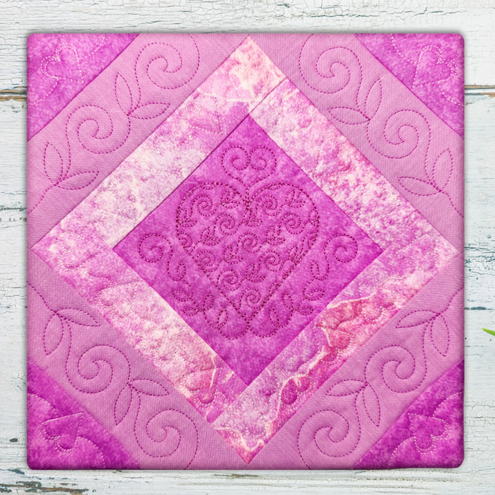 Quilt Block Trivets In-the-Hoop Machine Embroidery Design Set - PPD213