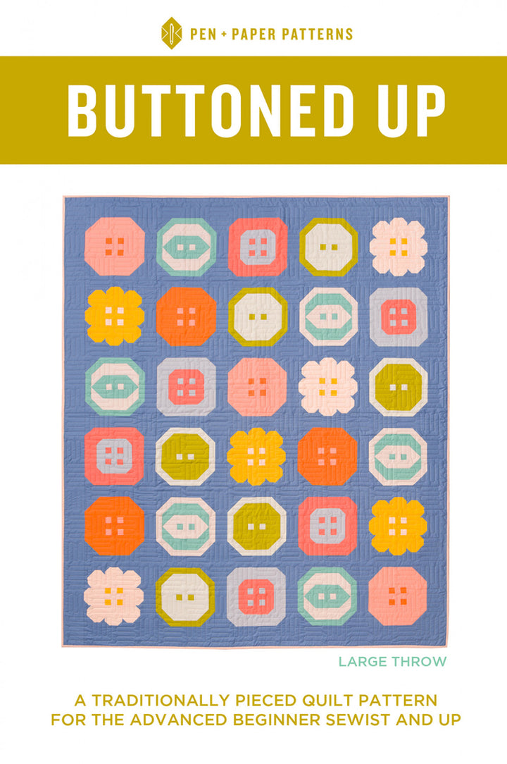 Button Up Quilt Pattern - PPP38