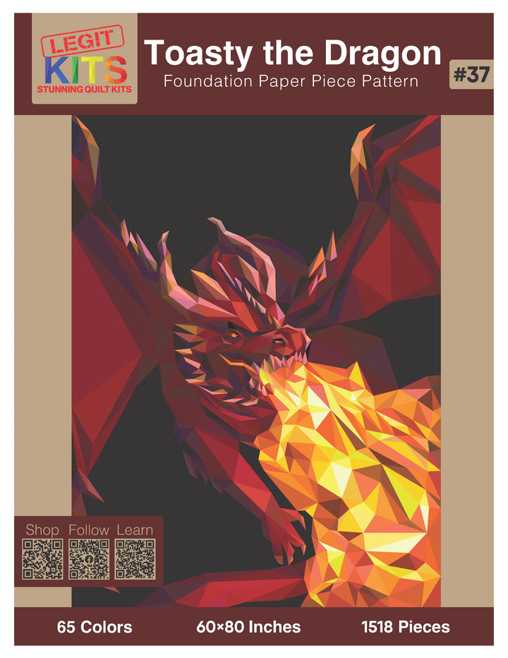 Toasty the Dragon Pattern