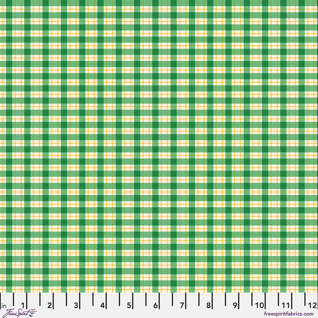 Stannie & Lloyd - Chaperone's Gingham - Basil - PWAE007.BASIL