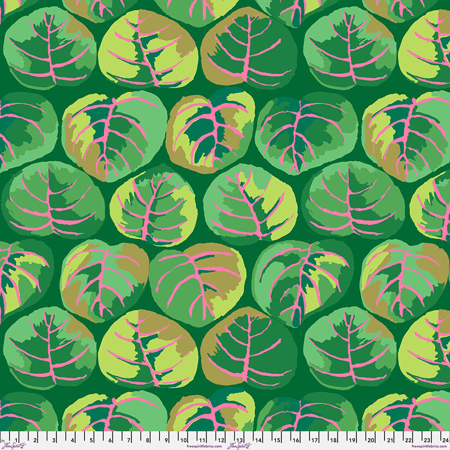 Green background with multi green leaves