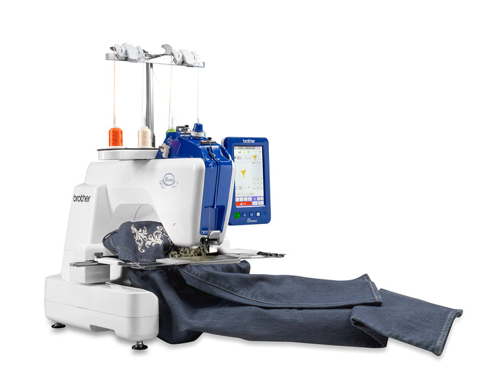 Bundle: Brother Persona PRS100 Single-Needle Embroidery Machine with Cap Frame and Driver Set - PRS100ACCBNDL