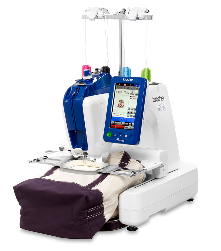 Bundle: Brother Persona PRS100 Single-Needle Embroidery Machine with Cap Frame and Driver Set - PRS100ACCBNDL