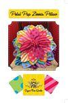 Petal Pop Zinnia Pillow Pattern- SBQ01